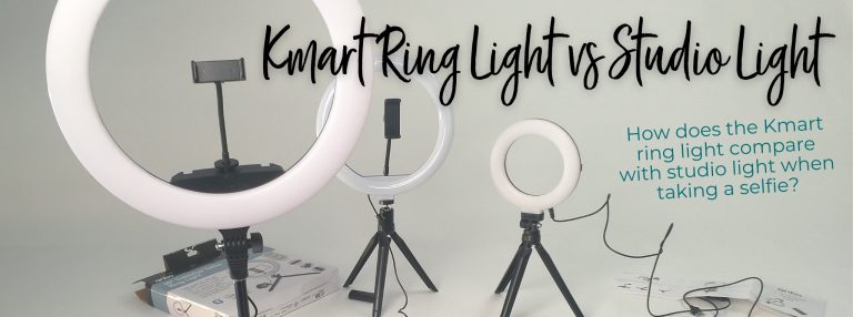 Kmart Ring Light vs Studio Light